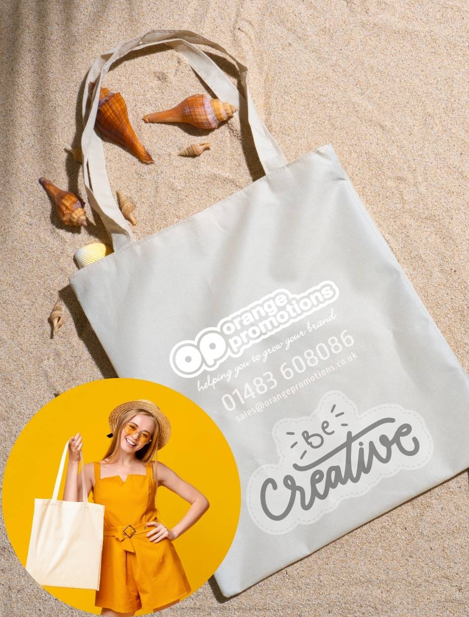 Creative Customisation Promotional Tote Bags | Orange Promotions